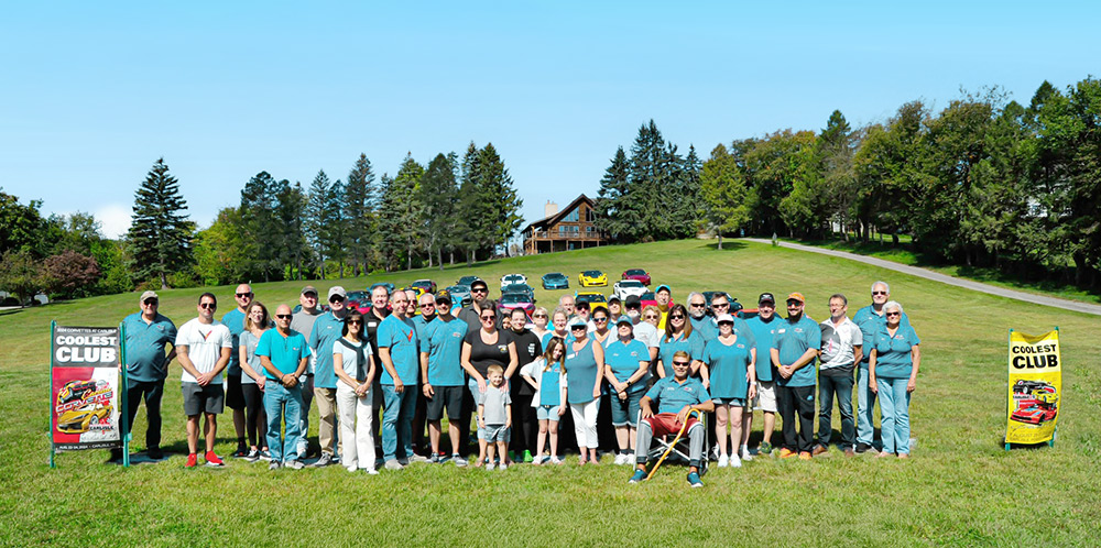 Members of the Natural Glass Corvette Association in 2025