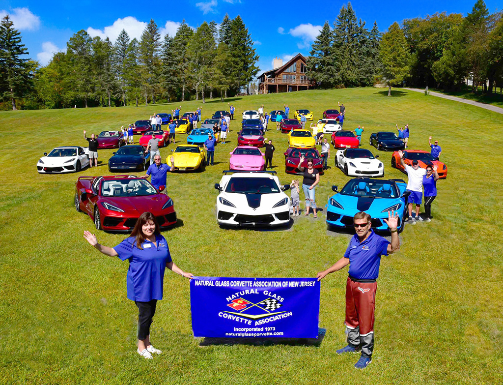 Members of the Natural Glass Corvette Association in 2025.